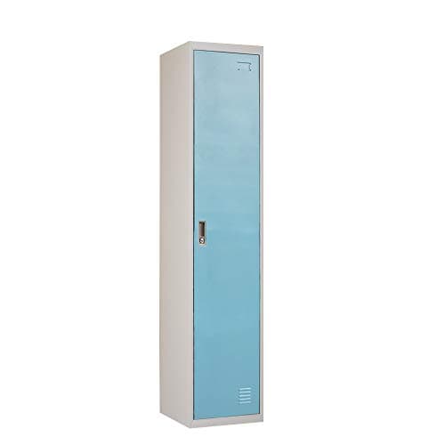 Image of Panana Metal Storage Lockers Lockable Office File Cupboard Unit Racking Solutions School Staff Gym Changing Room Single Door