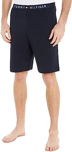 Image of Tommy Hilfiger Men’s Jersey Shorts, Blue (Desert Sky), M