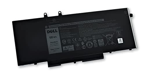 Image of Dell Latitude 5400 5500 5510 Precision 3450 3541 4 Cell 68Wh Battery 68Whr Type 4GVMP Part Number C5GV2 9JRYT MCV1G X77XY (Latitude 5400)