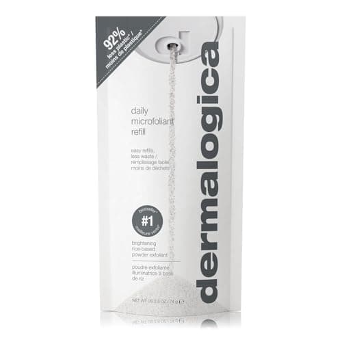 Image of Dermalogica Daily Microfoliant - Gentle Face Exfoliator Scrub Powder with Salicylic Acid, Rice Enzymes and Papain - Achieve Brighter, Smoother Skin Every Day, 74g Refill