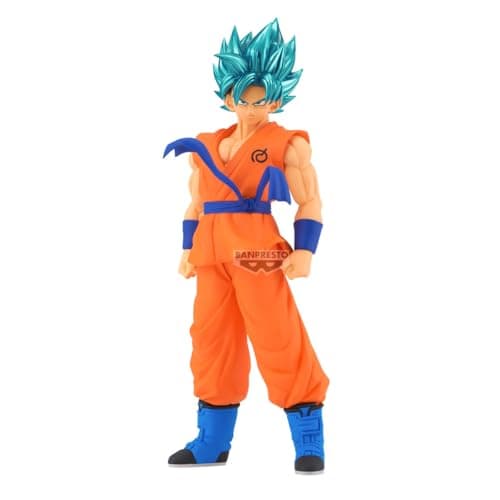 Image of BANPRESTO Goku Dragon Ball Super - Blood of Saiyans Collectible Action Figure 18 cm, BP29380P, Multicoloured, Optima for Anime Fans