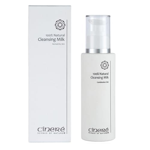 Image of Cinere 100% Natural Cleansing Milk 150ml – Gentle Makeup Remover for Combination & Sensitive Skin | Hydrating Face Cleanser | Deep Pore Cleansing | Smoothing & Nourishing Milk Cleanser