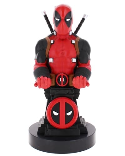 Image of Cableguys Marvel Deadpool Plinth Controller Holder & Phone Stand - Gaming Accessories for Room and Desk Setup, Compatible with Xbox, PlayStation & Most Standard Game Controllers