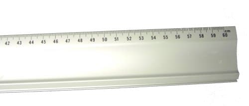 Image of 600mm 24" ALUMINIUM RULE MOUNT CUTTER RULER STRAIGHT EDGE