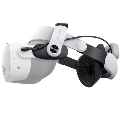 Image of BOBOVR M3 Pro Head Strap Compatible With Meta Quest 3S,Magnetic Power Bank 5200mAh Battery Pack Head Strap Replacement Halo Strap Compatible With Oculus Quest 3 VR Accessories