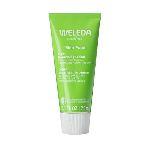 Image of Weleda Skin Food Light, Dry Skin Moisturiser, Moisturising Cream & Primer, Face & Body, For Men & Women, Multiple Uses, 100% Certified Natural, Organic, 75ml
