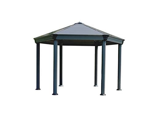 Image of Palram Canopia Roma Hexagonal Grey Gazebo