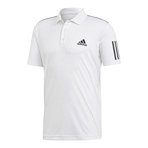 Image of adidas Men's Designed 2 Move 3-Stripes Polo Shirt, White/Black, XXXXL