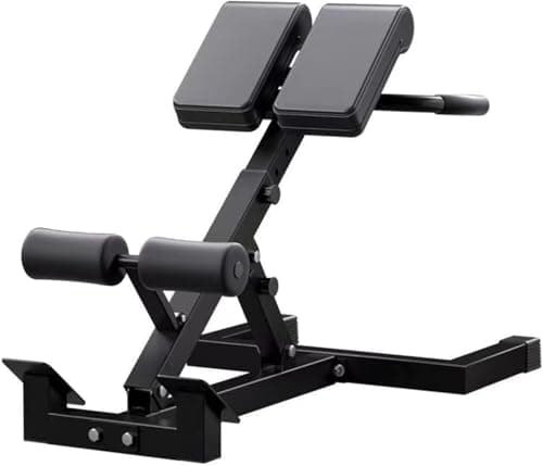 Image of IEOWY Folding Roman Chair For Waist, Hip, And Back Workout, Glute Trainer With Back Extension, Home Gym Equipment For Core Strengthening And Flexibility
