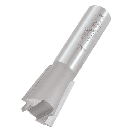 Image of Trend Professional Stair Trenching Router Cutter, 95 Degrees, 1/2 Inch Shank, 19mm Cut Diameter, 25.5mm Cut Length, Right Hand Rotation, TCT, 32/12X1/2TC