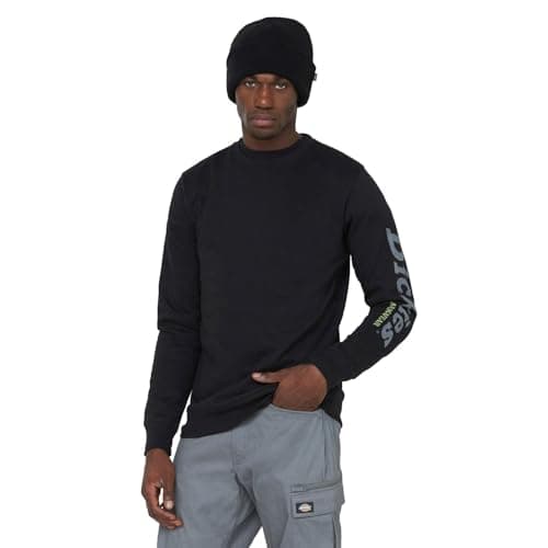 Image of Dickies, Men's, OKEMO GRAPHIC SWEATSHIRT (BCI), BLACK, L