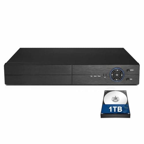 Image of NANO BOX 5MP 8 Channel CCTV DVR With 1TB Hard Drive 5-in-1 Hybrid Digital Recorder HD Supports IP Cameras And AHD TVI CVI CVBS and Analog Cameras