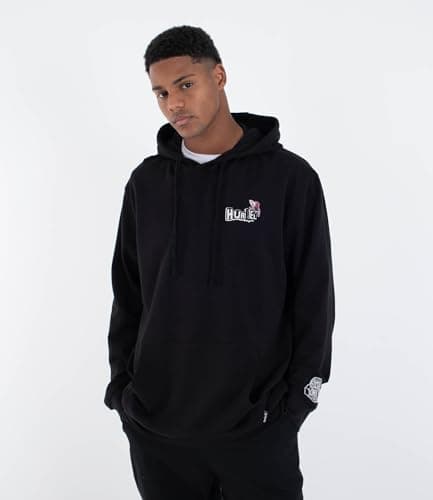 Image of Hoodie men - Wave anarchy, Black, L