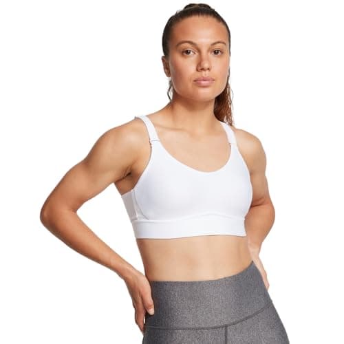 Image of Under Armour UA Infinity Mid 2.0 Bra - Bras - Tops - White/White - Size: S D-DD