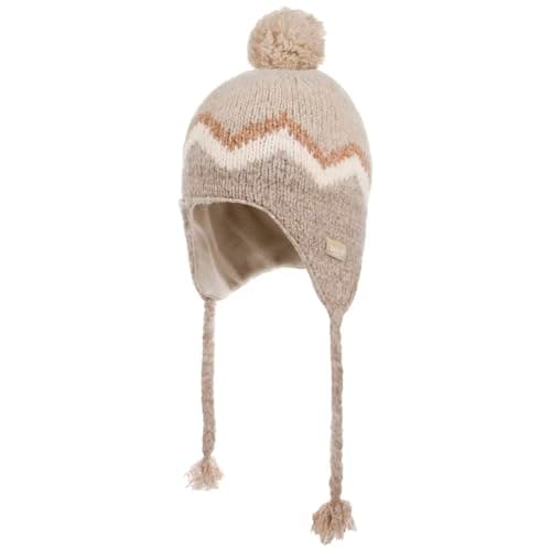 Image of Barts Lotey Peruvian Hat Knit Beanie (One Size - Beige)