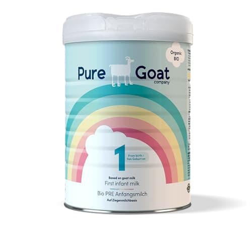 Image of Pure Goat Company Organic Infant Formula Stage 1 (0–6 Months) | Made with Full-Cream Goat’s Milk | GOS Fibres, DHA & ARA | Palm Oil & Soy Free | Organic Certified Baby Milk Powder – 800g