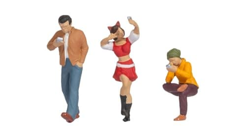 Image of NOCH H0 Funny Scenes "Smombies" H0 Funny Model Figures for Gauge H0 Set for Model Making and Dioramas