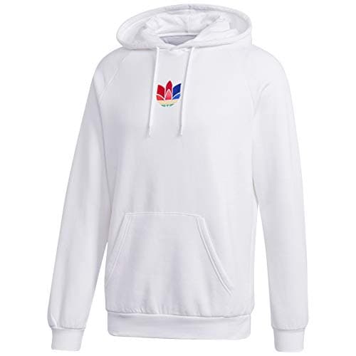 Image of adidas Originals 3D Trefoil Hoodie Mens Gp5847 - White - XXL