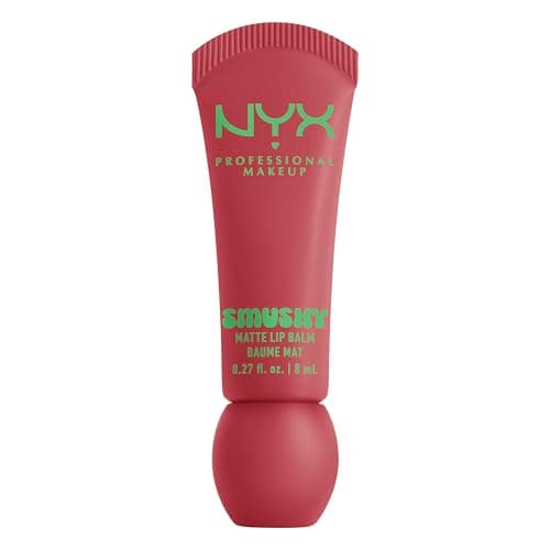 Image of NYX Professional Makeup Smushy Matte Lip Balm, Soft Matte Finish, Hydrating & Buildable Colour, Shade: Snuggle SZN, 8ml