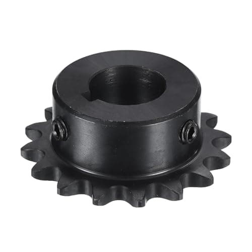Image of sourcing map #35 Chain Roller Sprocket B Type, 3/4" Bore 16 Tooth Single Strand Chain Sprocket, Carbon Steel, Keyway with Set Screws
