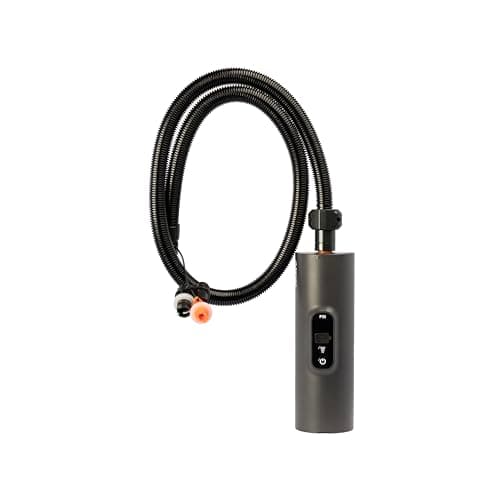 Image of Vango AirBeam Tempest Rechargeable Tent Pump with Powerful 2 Stage Motor, LED Screen, 130cm Hose, Auto-Cut Off - Air Pump Compatible with Other Inflatable Tents, Air Awnings, Inflating Chairs