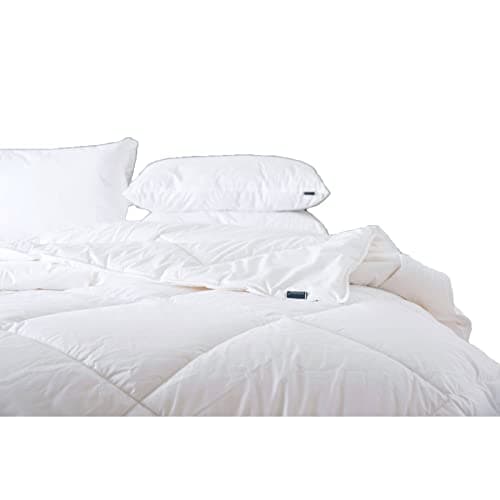 Image of Belledorm Wool Duvet White Double - Dust Mite Resistant, Hypoallergenic, Lightweight, Temperature Control