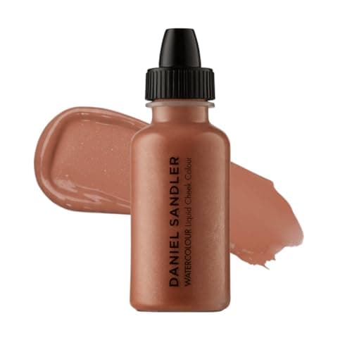 Image of Daniel Sandler WATERCOLOUR LIQUID ILLUMINATOR 'GOLDEN GLOW' 15ml – Liquid Shimmer Makeup, Highlighter – Oil-Free, Lightweight, Buildable & Long-Lasting for Cheeks, Lips & Eyes