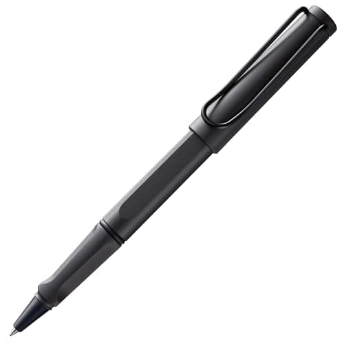 Image of Lamy safari umbra - Rollerball Pen with ergonomic grip & line width M - for pleasant long writing - made of robust ASA plastic - including rollerball refill M 63 in black