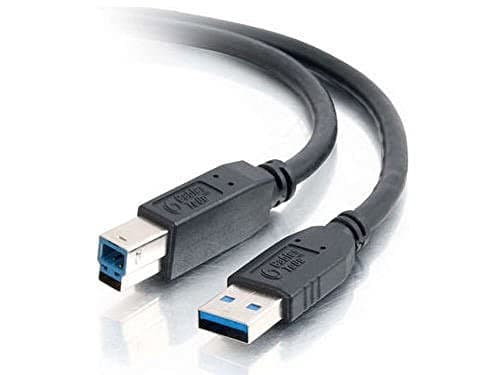 Image of C2G/Cables to Go 54174 USB 3.0 A Male to B Male Cable, Black (2 Meter/6.5 Feet)