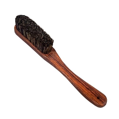 Image of CONGGUAN Natural Boar Bristle Brush for Rock Climbing & Jewelry Polishing Handheld Wooden Cleaning Brush for Shoes Boots Bouldering Gear