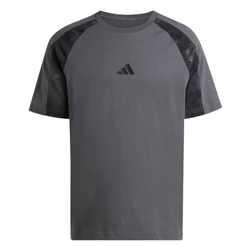Image of adidas Men's CAMO T-Shirt, Grey six/Multicolor, L