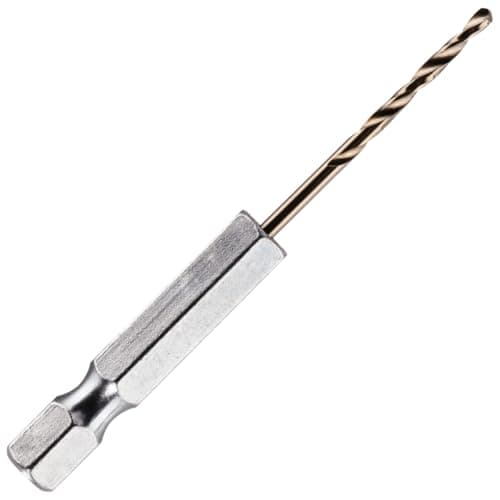 Image of Rennie Tools - 1mm Hex Shank HSS Gold Cobalt Jobber Drill Bit For Stainless Steel, Hard Metals, Aluminium, Cast Iron, Copper. Twist Drill Bit Sets. 1mm Drill Bit Metric Drill