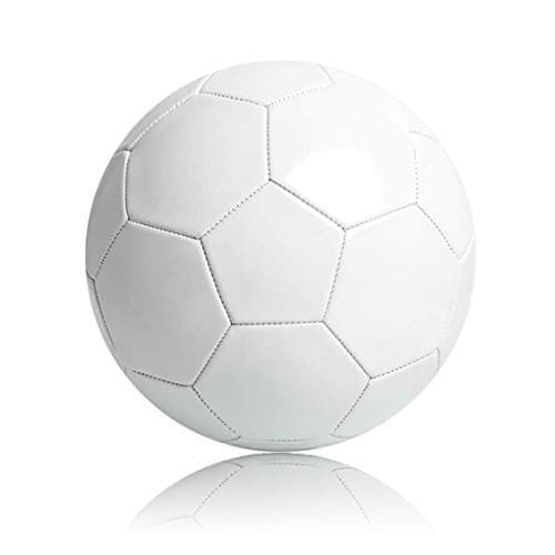 Image of Plain White Unbranded Football Ball - Unprinted Size 5 - For Signatures, Promos, Signing, TV, Projects, Art & More!
