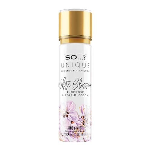 Image of So…? Unique Womens White Blossom Body Mist Fragrance Spray 150ml