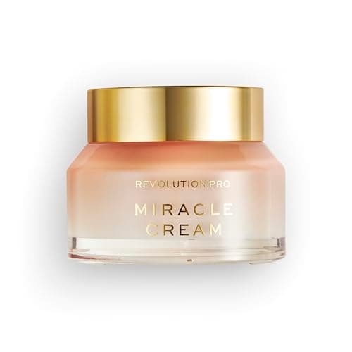Image of Revolution Pro, Miracle Cream, Hydrating & Beautifying Face Cream, Reduces Dull Complexions, Lightweight Formula, Contains Hyaluronic Acid & Niacinamide, 100ml