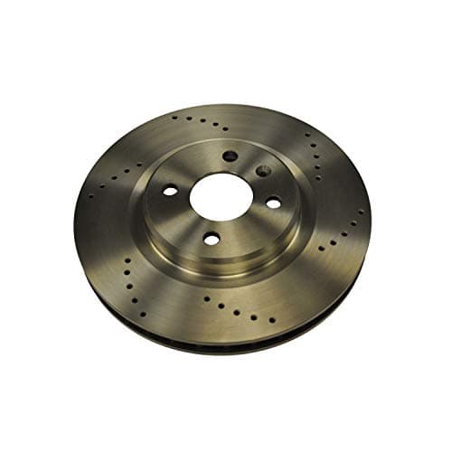 Image of Blue Print ADT343174 Brake Disc Set (2 Brake Disc) rear / front, perforated / internally ventilated, No. of Holes 4