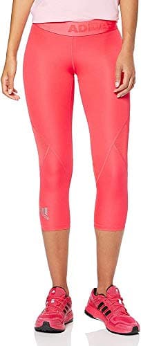 Image of adidas Alphaskin SPRT TIG 34 Tights (3/4), Women, womens, DU6519, Shock Red, S
