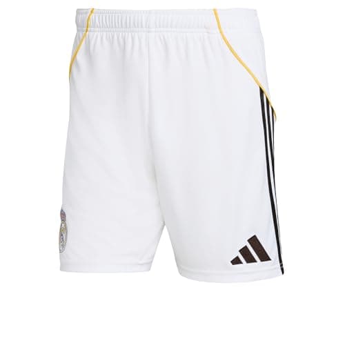 Image of adidas Mens Real Madrid Home Shorts 2025 2026 Adults White M