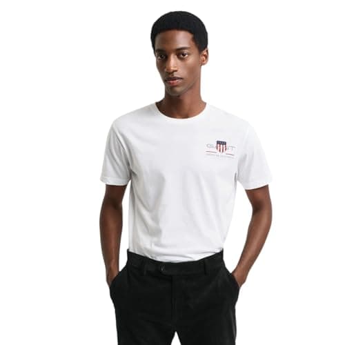 Image of Gant Reg Archive Shield Emb Short Sleeve T-shirt M