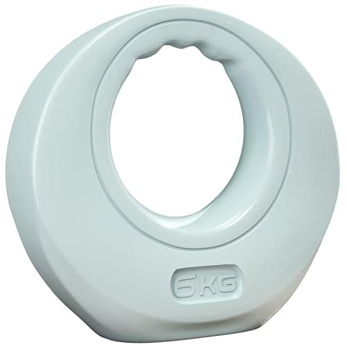 Image of SPORTNOW 6kg Kettlebell, Kettle Bell with Wide Handle for Home Gym, Weight Lifting, Strength Training, Light Grey