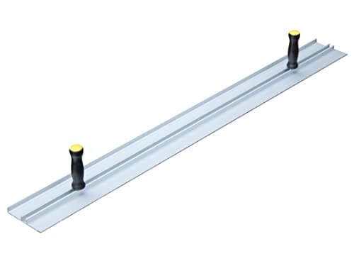 Image of Faithfull Plasterer's Darby 1.2m (48in) Aluminium Lipped Edge Adjustable Handles