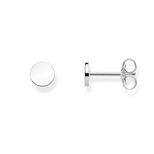 Image of Thomas Sabo Women Stud Earrings Coin 925 Sterling Silver H1969-001-12