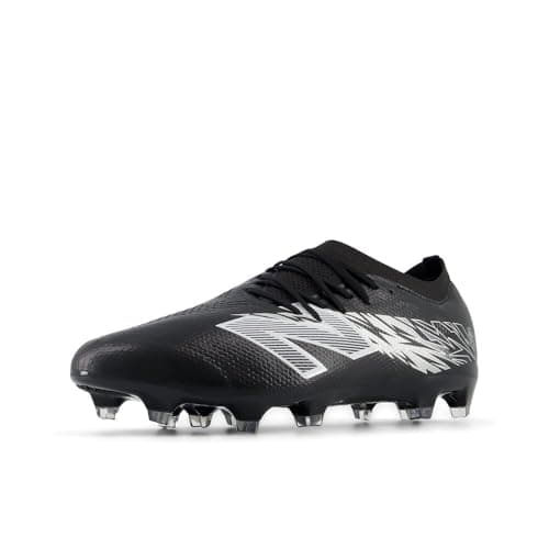 Image of New Balance Furon Pro Fg V8, Black/Metallic Silver/White, 10.5 Wide Women/9 Men