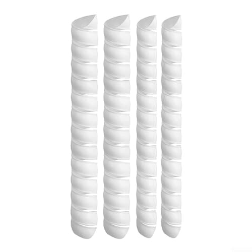 Image of Protect Tree Bark with 15 7 inch Spiral Tree Trunk Protector Plastic Wrap Guarding Against Deer and Damage in Yard and Garden (2 Set)