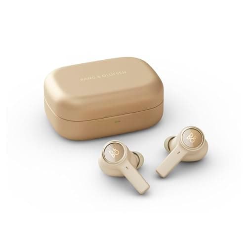 Image of Bang & Olufsen Beoplay EX – Wireless Earbuds Noise Cancelling (ANC), Waterproof Bluetooth Earphones, 28 Hours Battery, Sport & Work Earbuds with Charging Case - Gold Tone (Renewed)