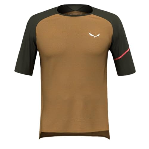 Image of Salewa Vento Merino T-Shirt Men, Brown, M