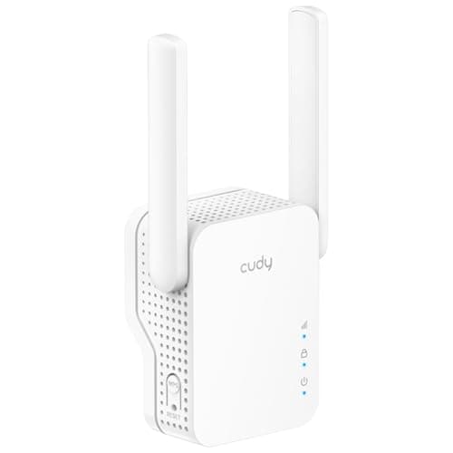 Image of Cudy RE300 N300 WiFi Range Extender, 300Mbps 2.4GHz Signal Booster with Ethernet Port, Mesh WiFi Extender with WPS Button, Plug and Play Repeater, Support AP/Repeater/Client Mode