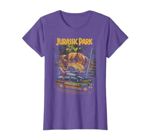 Image of Jurassic Park Vintage T-Rex Break Out T-Shirt