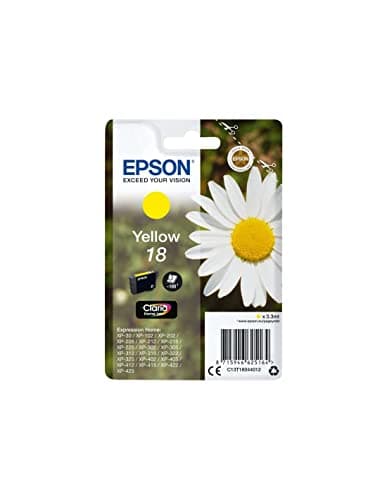 Image of Epson 18 Yellow Daisy Genuine, Claria Home Ink Cartridge
