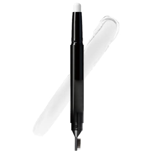 Image of Eyebrow Pencil with Brush 2-in-1 Easy Brow Stick, Brow Styling Lifting Stick, Long-lasting and Non Smudging, Waterproof & Sweatproof, Smooth and Easy to Color, for Women to Natural Look (White)